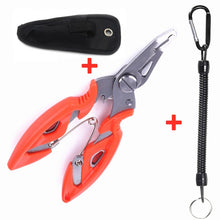 Load image into Gallery viewer, Fishing Pliers Fish Line Cutter Scissors Mini Fish Hook Remover Tool Multifunction Scissor With Lanyards Ropes Fishing Equipment