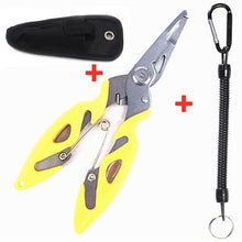 Load image into Gallery viewer, Fishing Pliers Fish Line Cutter Scissors Mini Fish Hook Remover Tool Multifunction Scissor With Lanyards Ropes Fishing Equipment