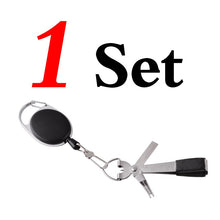 Load image into Gallery viewer, Fishing Quick Knot Tools Stainless Steel Pliers Nipper Line Cutter Clipper Hook Eye Cleaner Hook Sharpener Fly Tying Tool Tackle