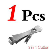 Load image into Gallery viewer, Fishing Quick Knot Tools Stainless Steel Pliers Nipper Line Cutter Clipper Hook Eye Cleaner Hook Sharpener Fly Tying Tool Tackle