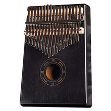 Load image into Gallery viewer, 17 Keys Bull Kalimba Thumb Paino Made By Solid Mahogany Portable Mbira Sanza African Wood Finger Piano