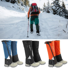 Load image into Gallery viewer, 1 Pair Leg Gaiters Waterproof Hiking Trekking Gaiters Camping Hiking Climbing Skiing Shoes Cover Snow Boot Legs Protection Guard
