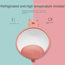 Load image into Gallery viewer, Children Silicone Plate Cartoon Bowl Eat Training Tableware Suction Cup Bowl Spoon Set