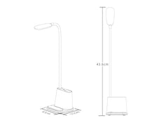 Load image into Gallery viewer, USB Rechargeable LED Desk Lamp Touch Dimming Adjustment Table Lamp for Children Kids Reading Study Bedside Bedroom Living Room