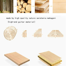 Load image into Gallery viewer, 17 Keys Bull Kalimba Thumb Paino Made By Solid Mahogany Portable Mbira Sanza African Wood Finger Piano