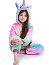 Load image into Gallery viewer, Licorne Children Pajamas Winter Sleepwear Boys Onesies Girls Outfits Set Unicorn Panda Animal Pyjama Kids Baby Pijamas