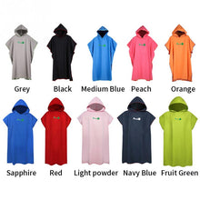 Load image into Gallery viewer, Men Women Diving Suit Change Robes Poncho Quick-dry Hooded Towel Sweat-absorbent Swim Robe Summer Beach Pool Swimming #N