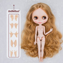 Load image into Gallery viewer, Neo Blyth Doll Customized NBL Shiny Face,1/6 OB24 BJD Ball Jointed Doll Custom Blyth Dolls for Girl, Gift for Collection NBL09