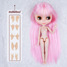 Load image into Gallery viewer, Neo Blyth Doll Customized NBL Shiny Face,1/6 OB24 BJD Ball Jointed Doll Custom Blyth Dolls for Girl, Gift for Collection NBL09
