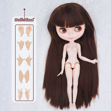 Load image into Gallery viewer, Neo Blyth Doll Customized NBL Shiny Face,1/6 OB24 BJD Ball Jointed Doll Custom Blyth Dolls for Girl, Gift for Collection NBL09