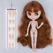 Load image into Gallery viewer, Neo Blyth Doll Customized NBL Shiny Face,1/6 OB24 BJD Ball Jointed Doll Custom Blyth Dolls for Girl, Gift for Collection NBL09