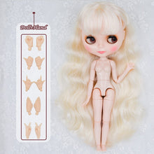 Load image into Gallery viewer, Neo Blyth Doll Customized NBL Shiny Face,1/6 OB24 BJD Ball Jointed Doll Custom Blyth Dolls for Girl, Gift for Collection NBL09