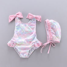 Load image into Gallery viewer, Swimsuit Children's Girl Baby Sleeveless One-Piece Princess Dress Cute Bathing Suit Swimwear