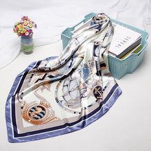 Load image into Gallery viewer, Printed Scarves for Women Spring Summer Professional Airline Stewardess Scarf