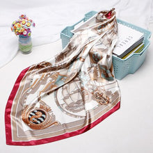 Load image into Gallery viewer, Printed Scarves for Women Spring Summer Professional Airline Stewardess Scarf