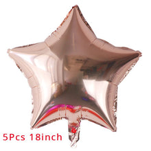 Load image into Gallery viewer, Rose Gold Party Disposable Tableware Plate Number Balloon Girl Birthday Party Wedding Decor Adult Celebration Baby Shower Decor