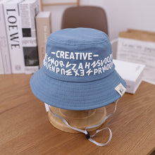 Load image into Gallery viewer, 0-3 years Summer Cute Fruit Embroidery Baby Girl Bucket Hats Kids Boy Sunscreen Panama Caps Toddler Infant