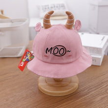 Load image into Gallery viewer, 0-3 years Summer Cute Fruit Embroidery Baby Girl Bucket Hats Kids Boy Sunscreen Panama Caps Toddler Infant