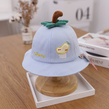 Load image into Gallery viewer, 0-3 years Summer Cute Fruit Embroidery Baby Girl Bucket Hats Kids Boy Sunscreen Panama Caps Toddler Infant