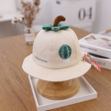 Load image into Gallery viewer, 0-3 years Summer Cute Fruit Embroidery Baby Girl Bucket Hats Kids Boy Sunscreen Panama Caps Toddler Infant