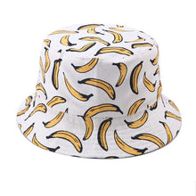 Load image into Gallery viewer, Summer Printed Reversible Bucket Hat Men Outdoor Hip-Hop Fisherman Cap Fashion Street Beach Bob Women Double Side Panama Hat Hot