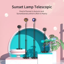 Load image into Gallery viewer, Sunset Lamp Projector Led Night Light aesthetic room decor fancy lighting Wall Decoration Sunset Projection Lamp sun catcher