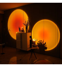 Load image into Gallery viewer, Sunset Lamp Projector Led Night Light aesthetic room decor fancy lighting Wall Decoration Sunset Projection Lamp sun catcher