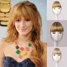 Load image into Gallery viewer, Synthetic Fake Bang Hair Piece Clip In Bangs Front Blunts Fringe Wig Extension Black Brown Blonde For Women Hair
