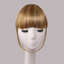 Load image into Gallery viewer, Synthetic Fake Bang Hair Piece Clip In Bangs Front Blunts Fringe Wig Extension Black Brown Blonde For Women Hair