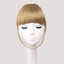 Load image into Gallery viewer, Synthetic Fake Bang Hair Piece Clip In Bangs Front Blunts Fringe Wig Extension Black Brown Blonde For Women Hair