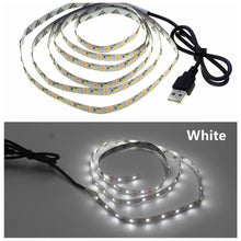 Load image into Gallery viewer, USB LED Strip Lamp 2835SMD DC5V Flexible LED Light Tape Ribbon 1M 2M 3M 4M 5M HDTV TV Desktop Screen Backlight Bias Lighting