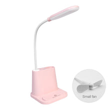 Load image into Gallery viewer, USB Rechargeable LED Desk Lamp Touch Dimming Adjustment Table Lamp for Children Kids Reading Study Bedside Bedroom Living Room