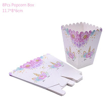 Load image into Gallery viewer, Unicorn Disposable Tableware Unicorn Party Supplies Paper Plate Cups Napkins Unicorn Birthday Party Decoration Baby Shower Girl