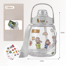 Load image into Gallery viewer, Water Bottle Water Single Drinking Male and Female Adult Children Harness Straw Plastic Cup