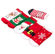 Load image into Gallery viewer, 1 Pair Cotton Winter Baby Girls Boys Kids Socks Children Terry Snowflake Elk Santa Claus Christmas Bear Gift Cheap Stuff clothes