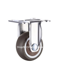 Load image into Gallery viewer, 1/1.25/1.5/2 Inch Furniture Casters Wheels Rubber Swivel Castor Trolley  With Brake
