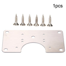 Load image into Gallery viewer, 1/2/4/10Pcs Hinge Repair Plate Cabinet Furniture Drawer Table Scharnier Stainless Steel Household Hardware Hinge Fixing Plate
