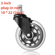 Load image into Gallery viewer, 1/5PCS Universal Office Chair Mute Wheels Flexible Durable Rubber Replacement Trundle Household Hardware Safe Roller Accessories
