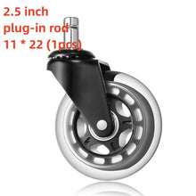 Load image into Gallery viewer, 1/5PCS Universal Office Chair Mute Wheels Flexible Durable Rubber Replacement Trundle Household Hardware Safe Roller Accessories
