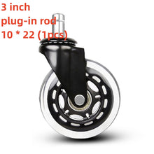 Load image into Gallery viewer, 1/5PCS Universal Office Chair Mute Wheels Flexible Durable Rubber Replacement Trundle Household Hardware Safe Roller Accessories
