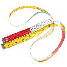 Load image into Gallery viewer, 1.5m Body Measuring Ruler Sewing Tailor Tape Measure Mini Soft Flat Ruler Centimeter Meter Sewing Measuring Tape
