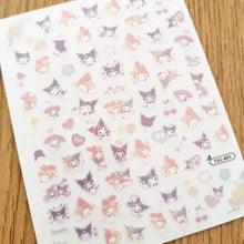 Load image into Gallery viewer, 1 PC Cute Bear Animals Design Self Adhesive Back Glue Decal Stamping DIY Decoration Tools Nail Stickers TSC 186
