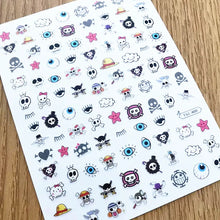 Load image into Gallery viewer, 1 PC Cute Bear Animals Design Self Adhesive Back Glue Decal Stamping DIY Decoration Tools Nail Stickers TSC 186
