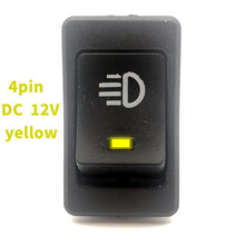 Load image into Gallery viewer, 1 PCS,Car Fog Lights,Rocker Switch,ON-OFF,4Pin,2 Position,Electrical Equipment With Lighting Power,35A Lndicator Light 12V DC
