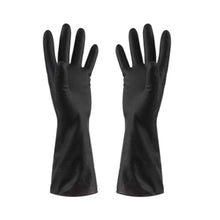 Load image into Gallery viewer, 1 Pair Black Gloves Home Washing Cleaning Gloves Garden Kitchen Dish Fingers Rubber Dishwashing Household Cleaning Gloves
