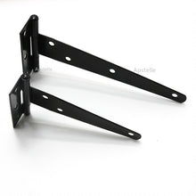 Load image into Gallery viewer, 1 Pcs Black Paint T Shape Triangle Hinge Cabinet Shed Wooden Door Gate Hinges Hardware
