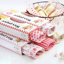 Load image into Gallery viewer, 10/50PCS Food Wax Paper Food Grade Grease Paper Cake Wrappers Wrapping Paper For Bread Candy Fries Oilpaper Kitchen Baking Tools
