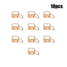 Load image into Gallery viewer, 10/60 PCS Lanyard Keychain Hardware Set Swivel Snap Hooks Colorful Key Fob, Keychain Fob Hardware for Wristlets Keychain Making
