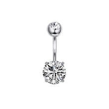 Load image into Gallery viewer, 10 Style  Belly Button Rings for Women Men Stainless Steel Navel Rings CZ Body Piercing Jewery 14G
