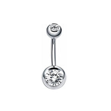 Load image into Gallery viewer, 10 Style  Belly Button Rings for Women Men Stainless Steel Navel Rings CZ Body Piercing Jewery 14G
